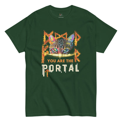 Portal Unisex Classic Tee - My Social Cat Bonafide Boutique LLCPortal Unisex Classic TeeT-shirtMy Social Cat Bonafide Boutique LLCForest GreenSclassicportal