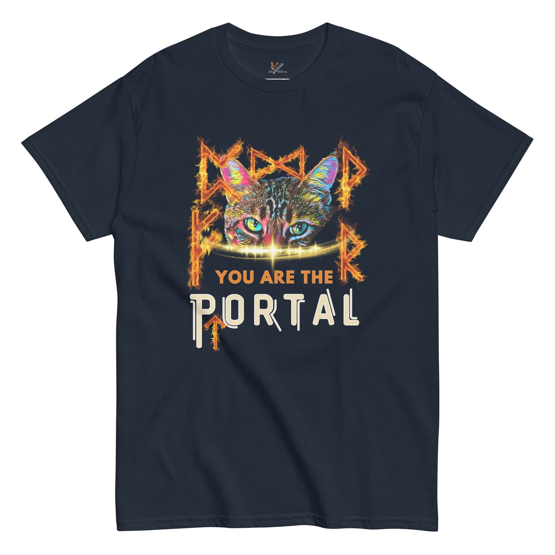 Portal Unisex Classic Tee - My Social Cat Bonafide Boutique LLCPortal Unisex Classic TeeT-shirtMy Social Cat Bonafide Boutique LLCNavySclassicportal