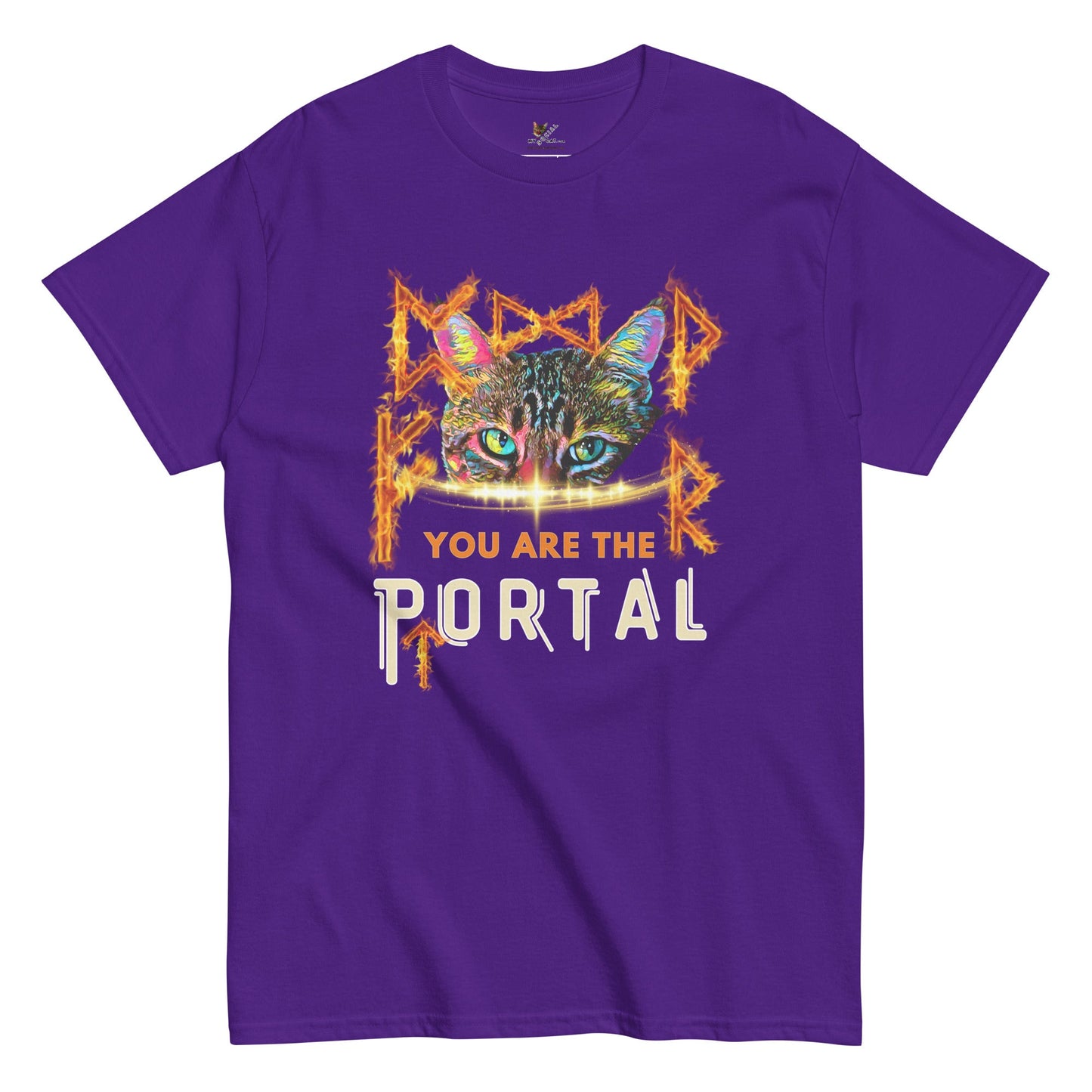 Portal Unisex Classic Tee - My Social Cat Bonafide Boutique LLCPortal Unisex Classic TeeT-shirtMy Social Cat Bonafide Boutique LLCPurpleSclassicportal