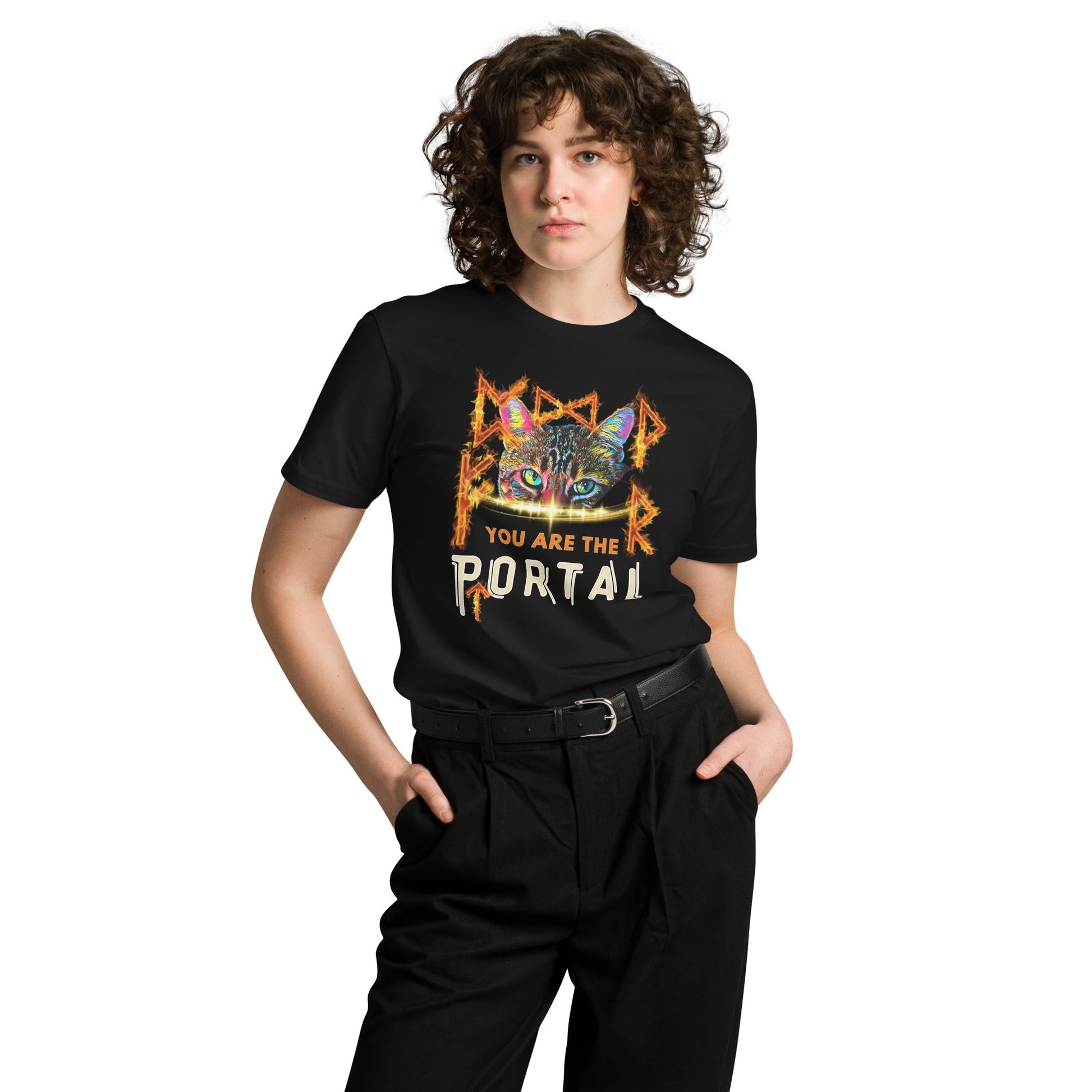 Portal Unisex Premium Tee - My Social Cat Bonafide Boutique LLCPortal Unisex Premium TeeT-shirtMy Social Cat Bonafide Boutique LLCBlackSportalpremium