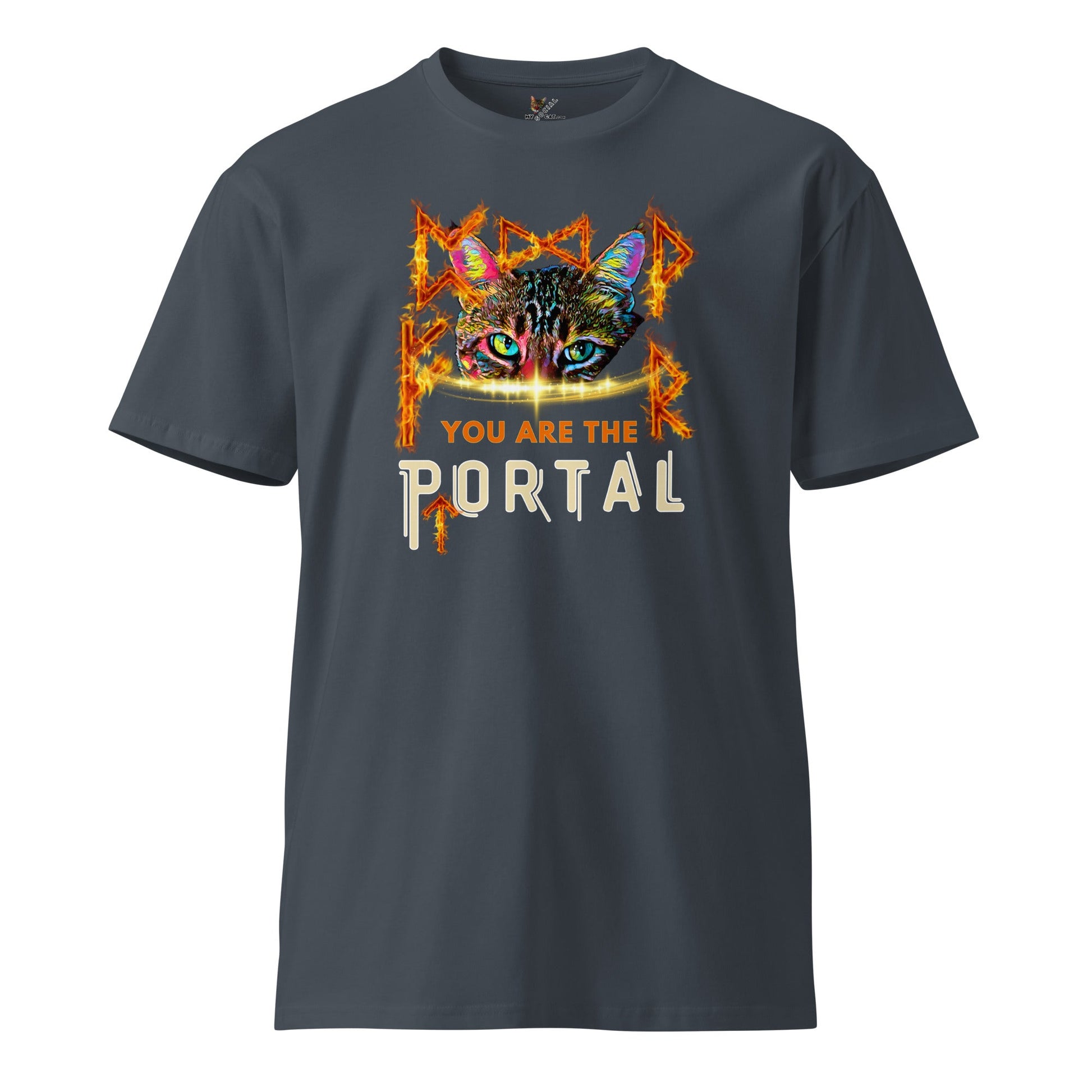 Portal Unisex Premium Tee - My Social Cat Bonafide Boutique LLCPortal Unisex Premium TeeT-shirtMy Social Cat Bonafide Boutique LLCPetrol BlueSportalpremium