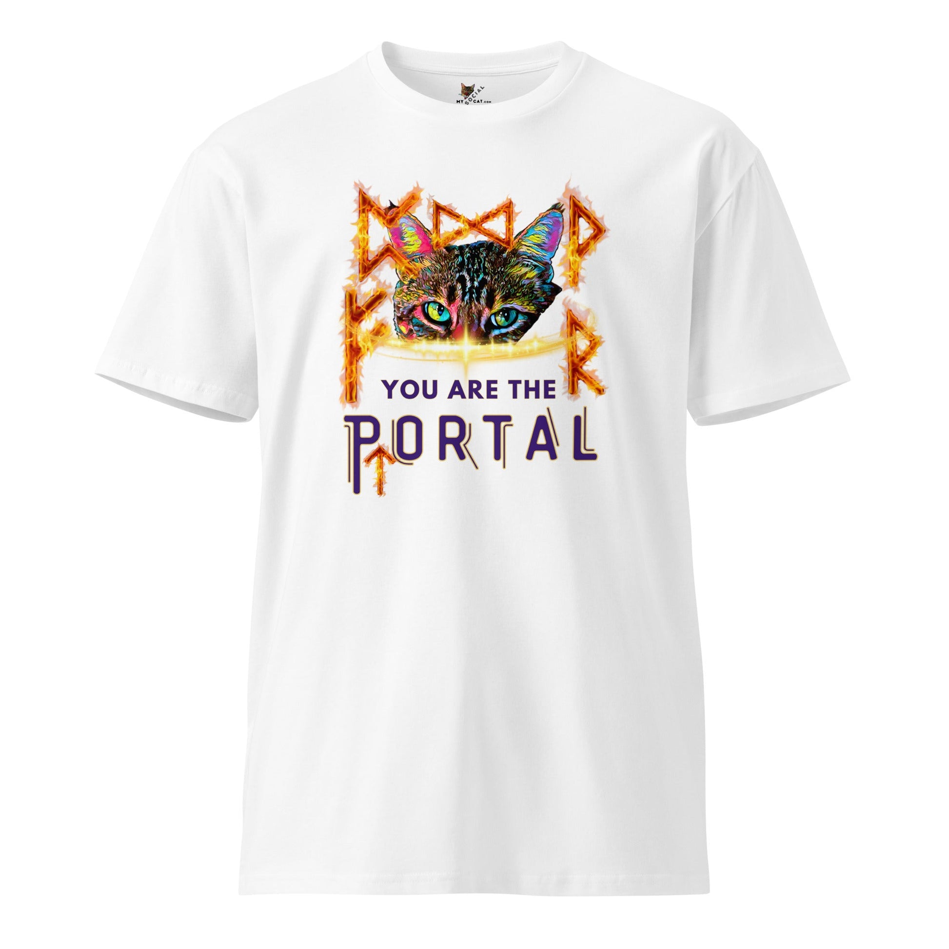 Portal Unisex Premium Tee - My Social Cat Bonafide Boutique LLCPortal Unisex Premium TeeT-shirtMy Social Cat Bonafide Boutique LLCWhiteSportalpremium