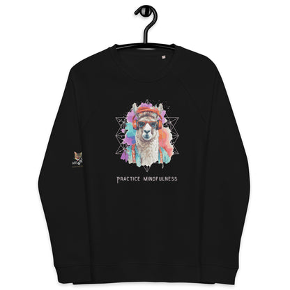 Practice Mindfulness Plush Organic Sweatshirt - My Social Cat Bonafide Boutique LLCPractice Mindfulness Plush Organic SweatshirtSweatshirtMy Social Cat Bonafide Boutique LLCBlackXSmindfulnessorganic