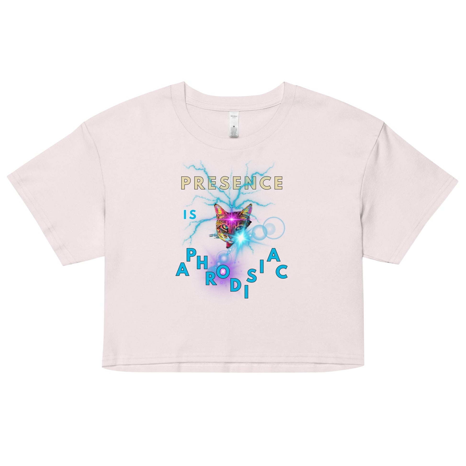Presence is Aphrodisiac Women’s Crop Top - My Social Cat Bonafide Boutique LLCPresence is Aphrodisiac Women’s Crop Topcrop topMy Social Cat Bonafide Boutique LLCOrchidXSaphrodisiaccrop
