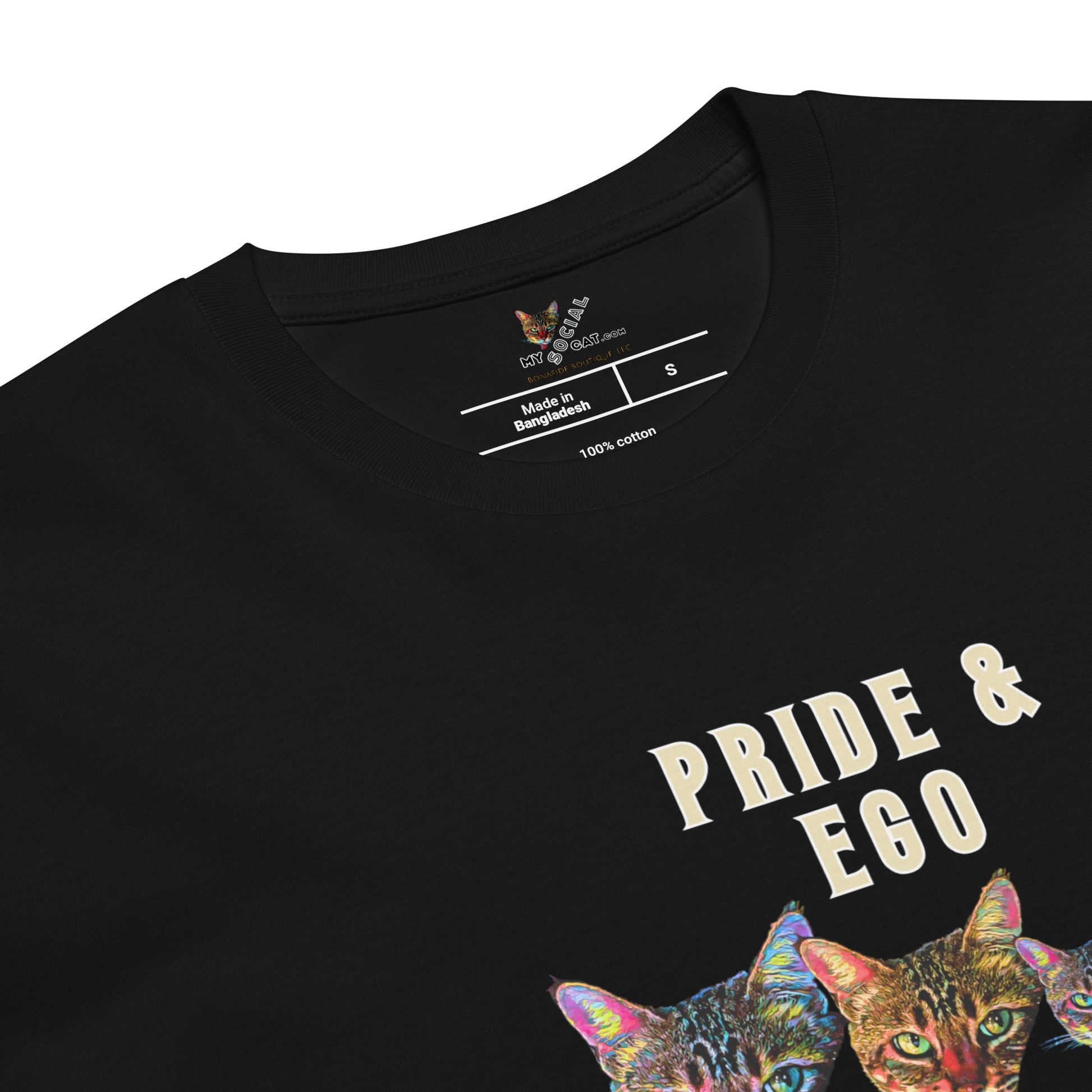 Pride & Ego Keep You in Illusion Unisex Premium Tee - My Social Cat Bonafide Boutique LLCPride & Ego Keep You in Illusion Unisex Premium TeeT-shirtMy Social Cat Bonafide Boutique LLCBlackScatego