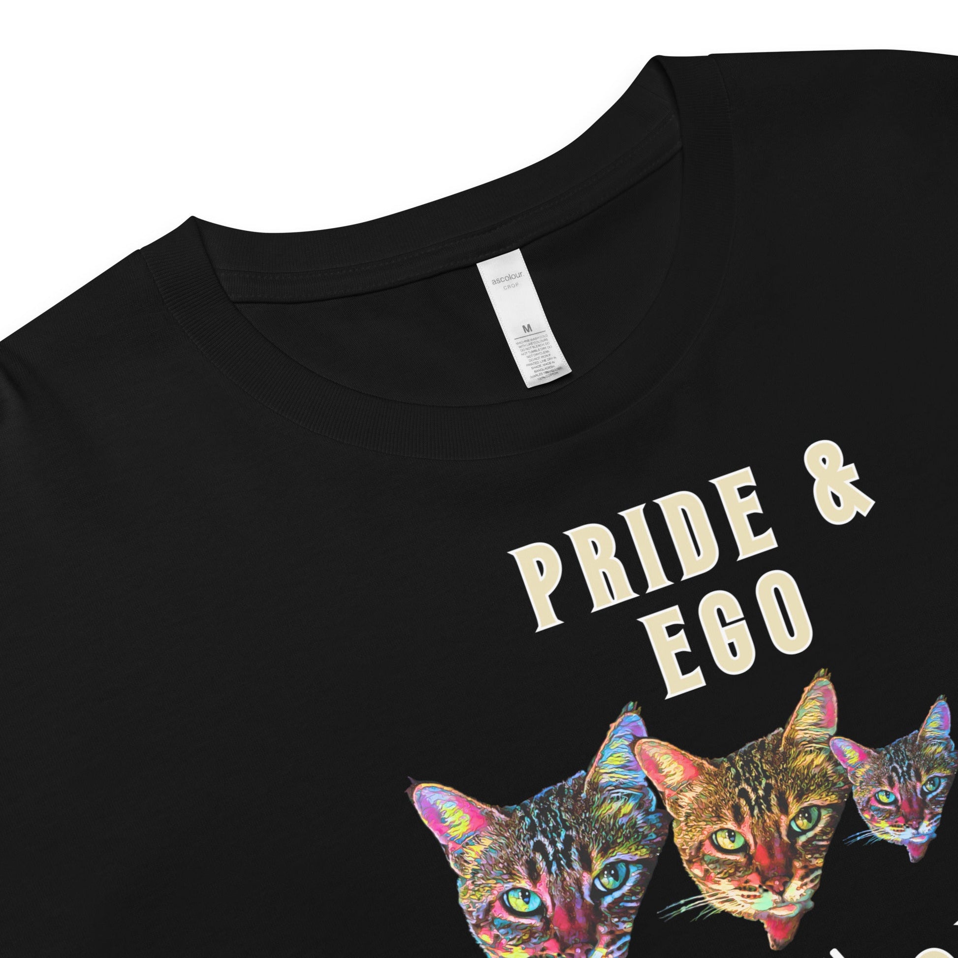 Pride & Ego Keep You in Illusion Women’s Crop Top - My Social Cat Bonafide Boutique LLCPride & Ego Keep You in Illusion Women’s Crop Topcrop topMy Social Cat Bonafide Boutique LLCBlackXScatcrop