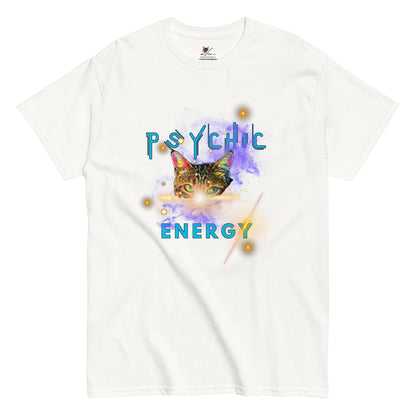 Psychic Energy Unisex Classic Tee - My Social Cat Bonafide Boutique LLCPsychic Energy Unisex Classic TeeT-shirtMy Social Cat Bonafide Boutique LLCWhiteSclassicenergy