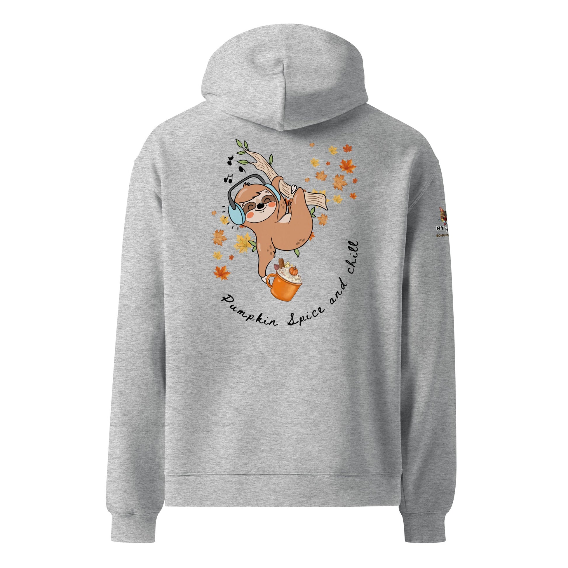 Pumpkin Spice and Chill Unisex Plush Hoodie - My Social Cat Bonafide Boutique LLCPumpkin Spice and Chill Unisex Plush HoodieHooded sweatshirtMy Social Cat Bonafide Boutique LLCAthletic HeatherSchillhoodie