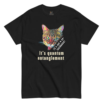 Quantum Entanglement Unisex Classic Tee - My Social Cat Bonafide Boutique LLCQuantum Entanglement Unisex Classic TeeT-shirtMy Social Cat Bonafide Boutique LLCScatentanglement