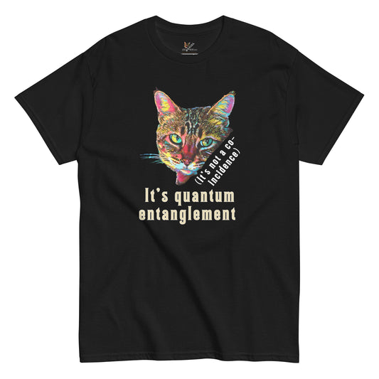 Quantum Entanglement Unisex Classic Tee - My Social Cat Bonafide Boutique LLCQuantum Entanglement Unisex Classic TeeT-shirtMy Social Cat Bonafide Boutique LLCScatentanglement