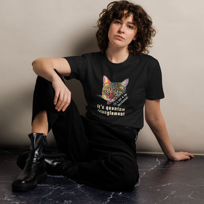 Quantum Entanglement Unisex Premium Tee - My Social Cat Bonafide Boutique LLCQuantum Entanglement Unisex Premium TeeT-shirtMy Social Cat Bonafide Boutique LLCScatquantum