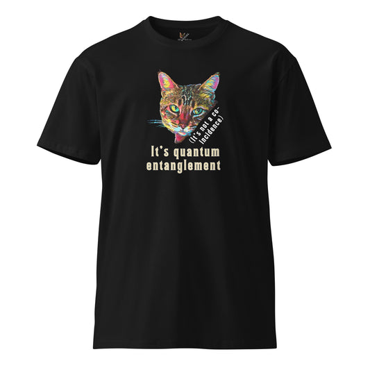 Quantum Entanglement Unisex Premium Tee - My Social Cat Bonafide Boutique LLCQuantum Entanglement Unisex Premium TeeT-shirtMy Social Cat Bonafide Boutique LLCScatquantum