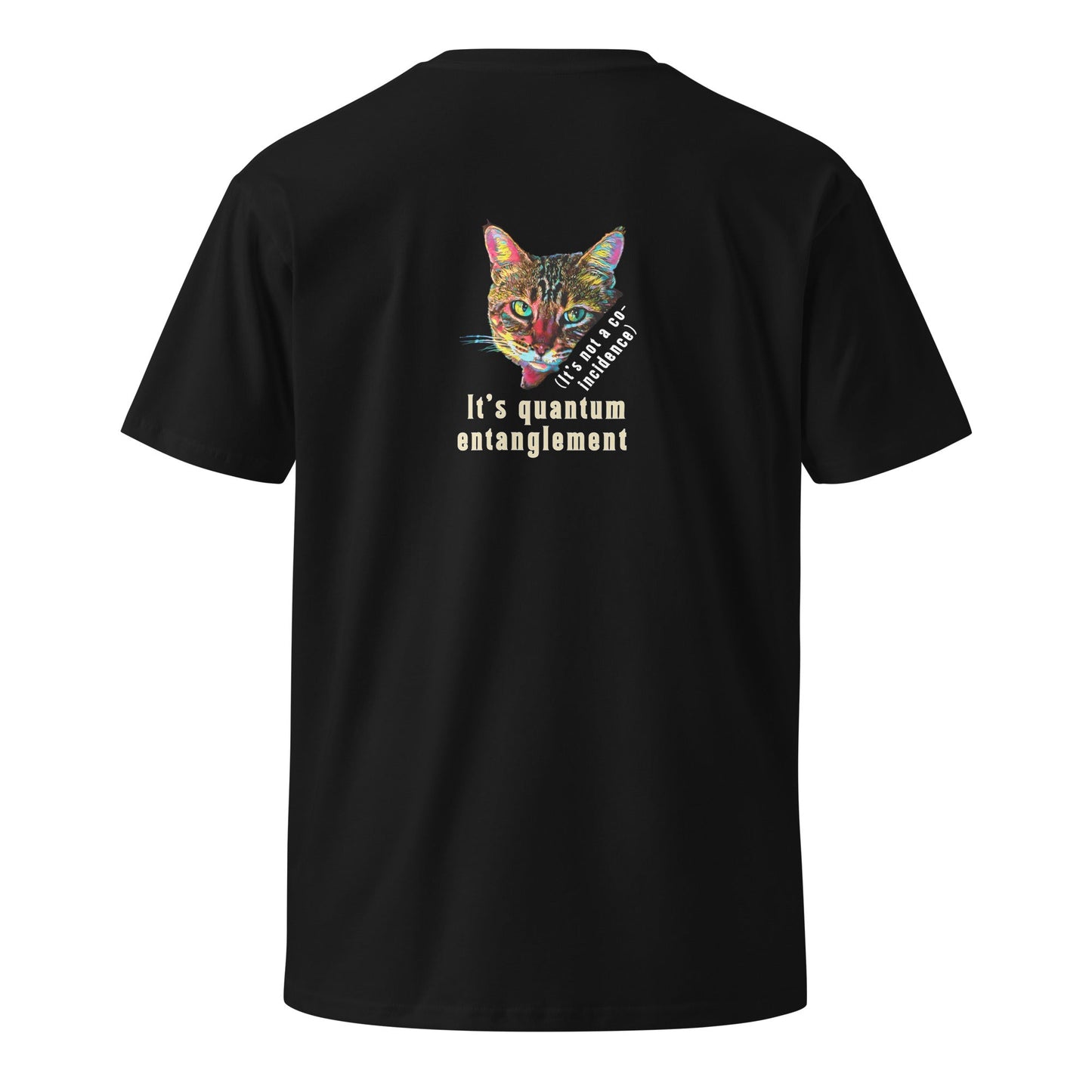 Quantum Entanglement Unisex Premium Tee - My Social Cat Bonafide Boutique LLCQuantum Entanglement Unisex Premium TeeT-shirtMy Social Cat Bonafide Boutique LLCScatquantum