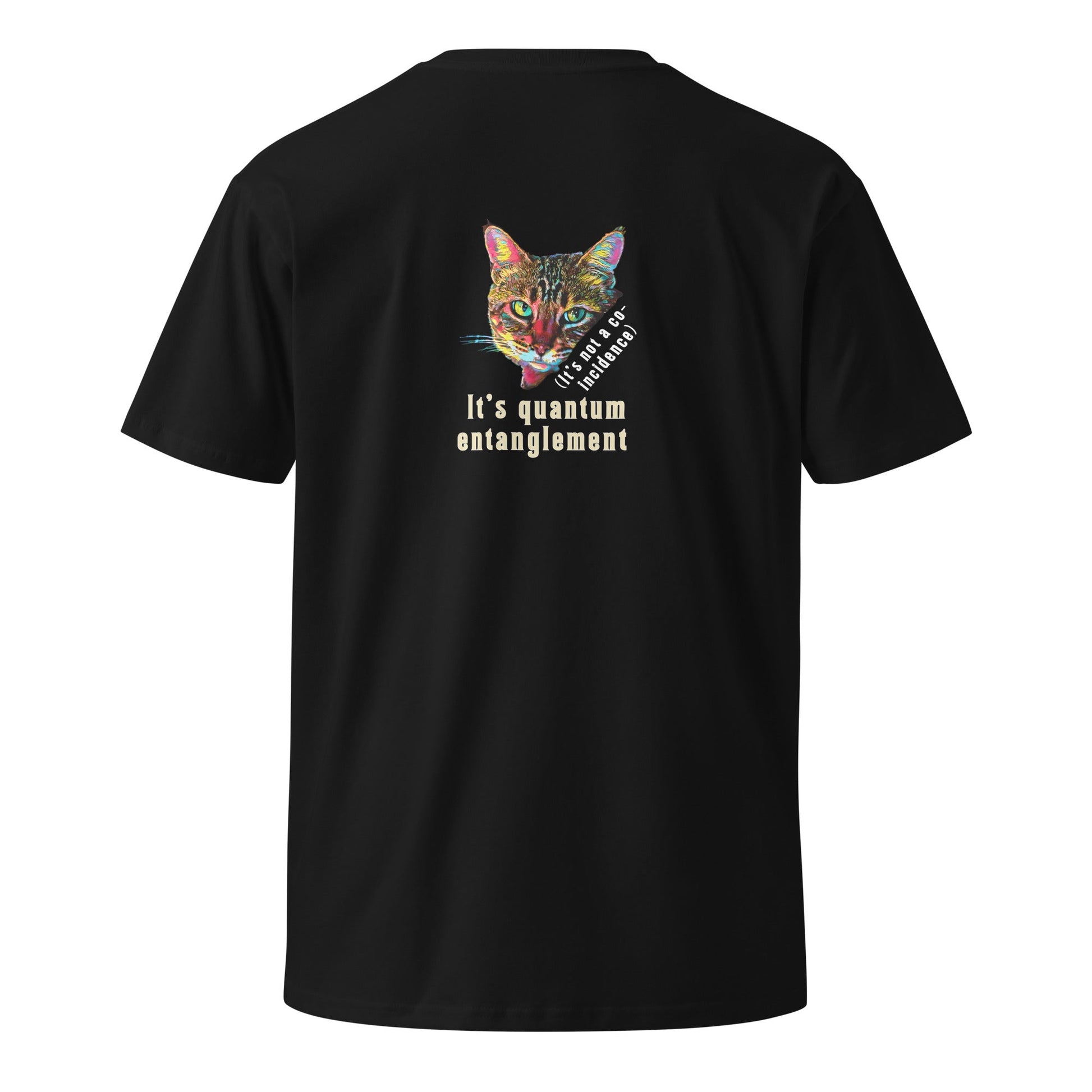 Quantum Entanglement Unisex Premium Tee - My Social Cat Bonafide Boutique LLCQuantum Entanglement Unisex Premium TeeT-shirtMy Social Cat Bonafide Boutique LLCScatquantum