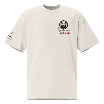 Question the norms Oversized Faded Tee - My Social Cat Bonafide Boutique LLCQuestion the norms Oversized Faded TeeT-shirtMy Social Cat Bonafide Boutique LLCFaded BoneSfadednorms