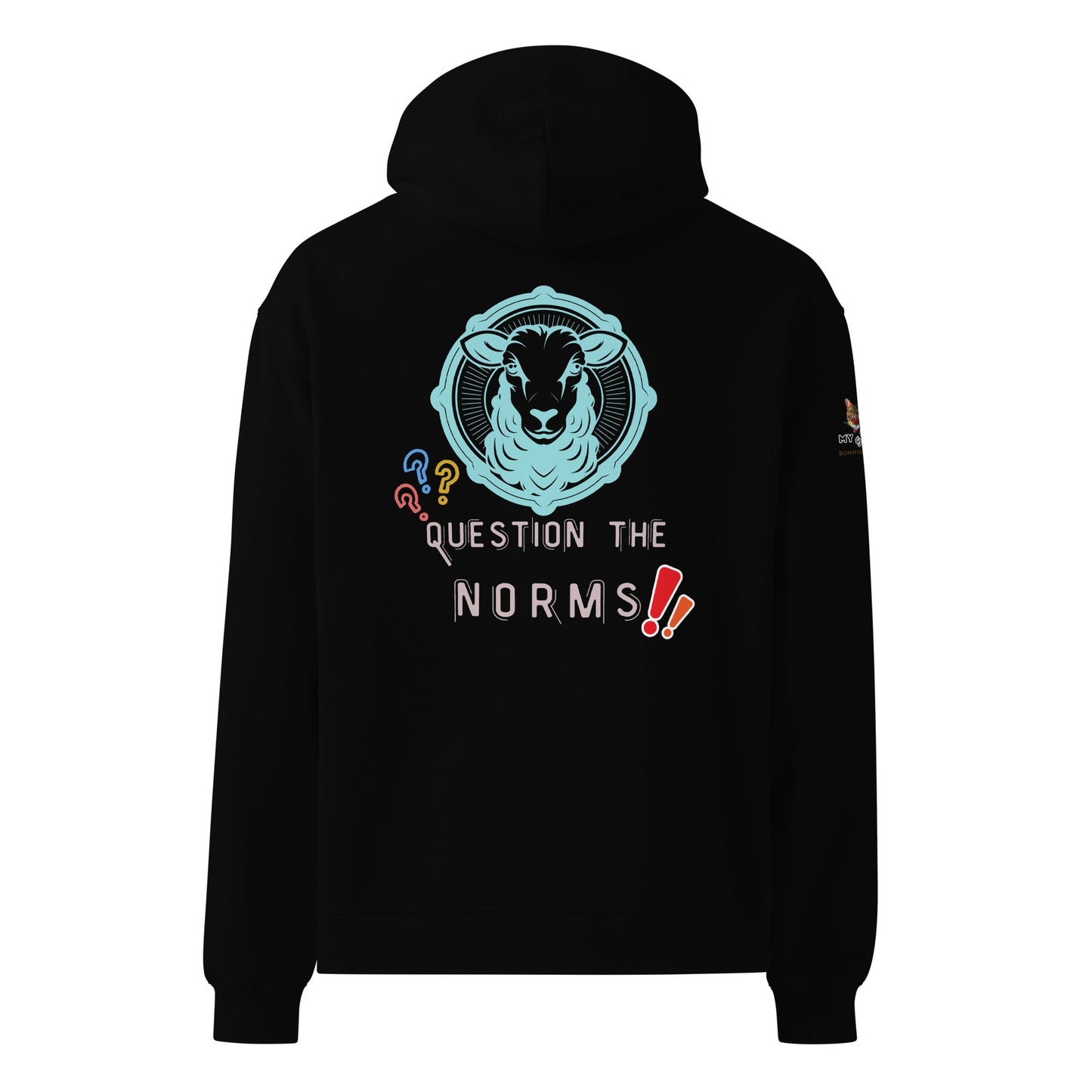 Question the norms Unisex Plush Hoodie - My Social Cat Bonafide Boutique LLCQuestion the norms Unisex Plush HoodieHooded sweatshirtMy Social Cat Bonafide Boutique LLCBlackShoodienorms