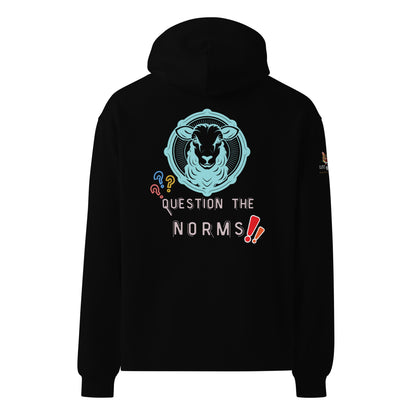 Question the norms Unisex Plush Hoodie - My Social Cat Bonafide Boutique LLCQuestion the norms Unisex Plush HoodieHooded sweatshirtMy Social Cat Bonafide Boutique LLCBlackShoodienorms