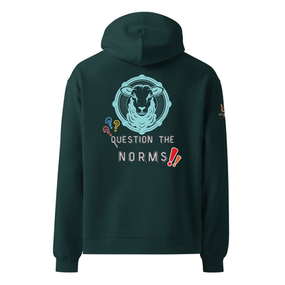 Question the norms Unisex Plush Hoodie - My Social Cat Bonafide Boutique LLCQuestion the norms Unisex Plush HoodieHooded sweatshirtMy Social Cat Bonafide Boutique LLCPine GreenShoodienorms
