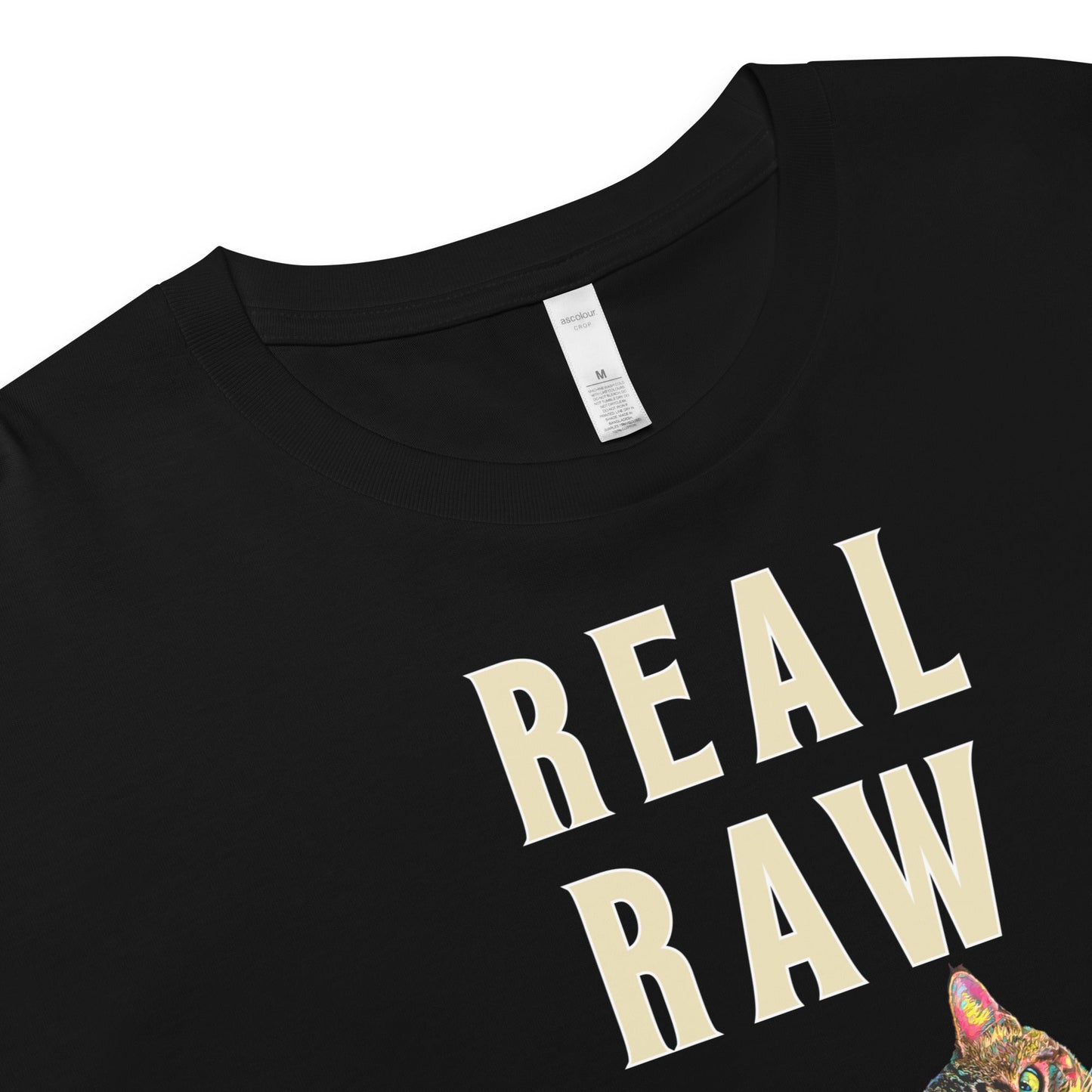 Real Raw Pawthentic Women’s Crop Top - My Social Cat Bonafide Boutique LLCReal Raw Pawthentic Women’s Crop Topcrop topMy Social Cat Bonafide Boutique LLCBlackXScatcrop