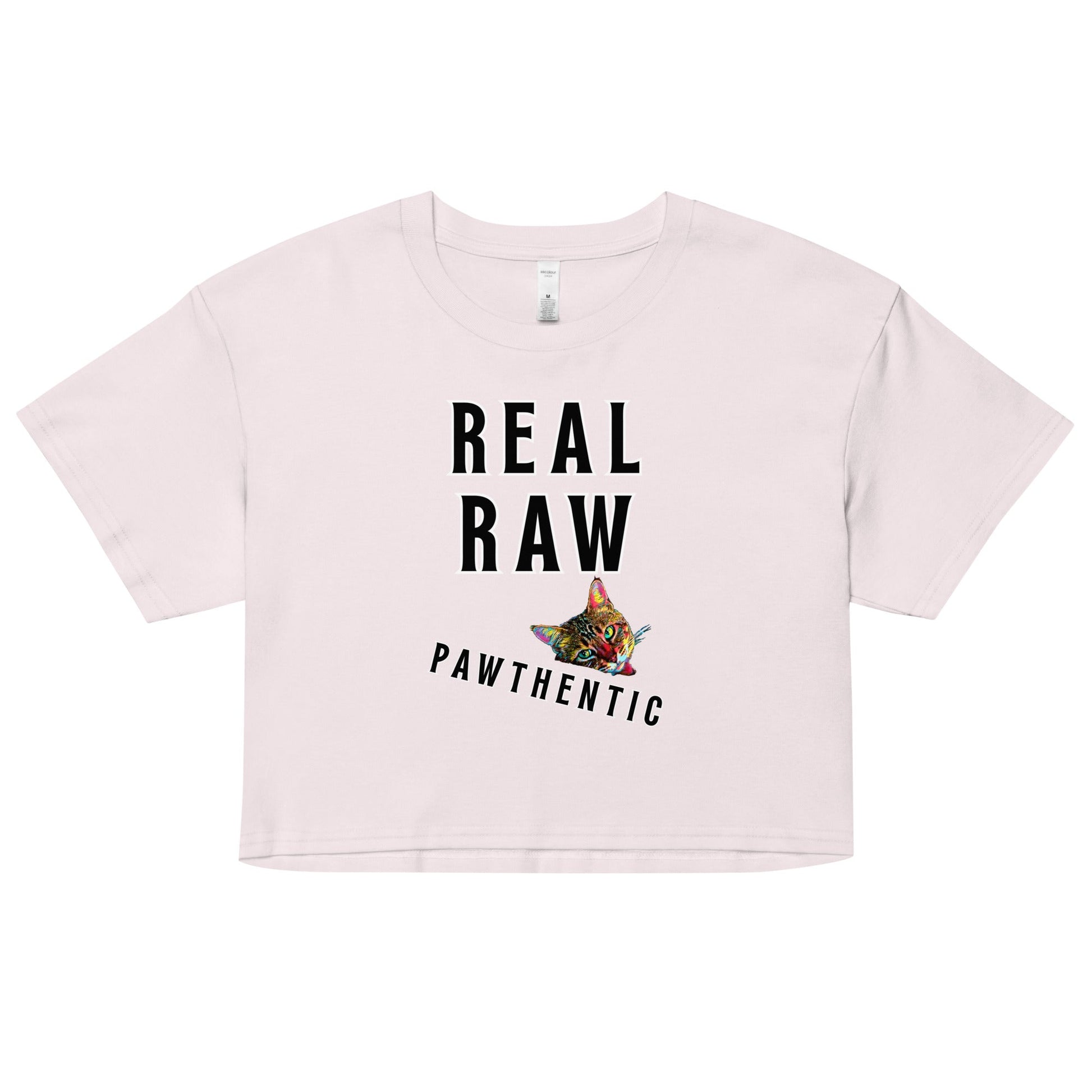 Real Raw Pawthentic Women’s Crop Top - My Social Cat Bonafide Boutique LLCReal Raw Pawthentic Women’s Crop Topcrop topMy Social Cat Bonafide Boutique LLCOrchidXScatcrop