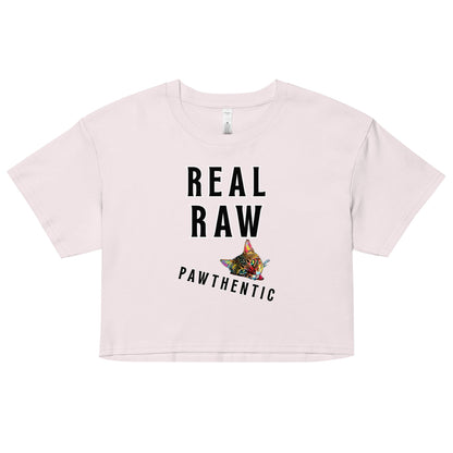 Real Raw Pawthentic Women’s Crop Top - My Social Cat Bonafide Boutique LLCReal Raw Pawthentic Women’s Crop Topcrop topMy Social Cat Bonafide Boutique LLCOrchidXScatcrop