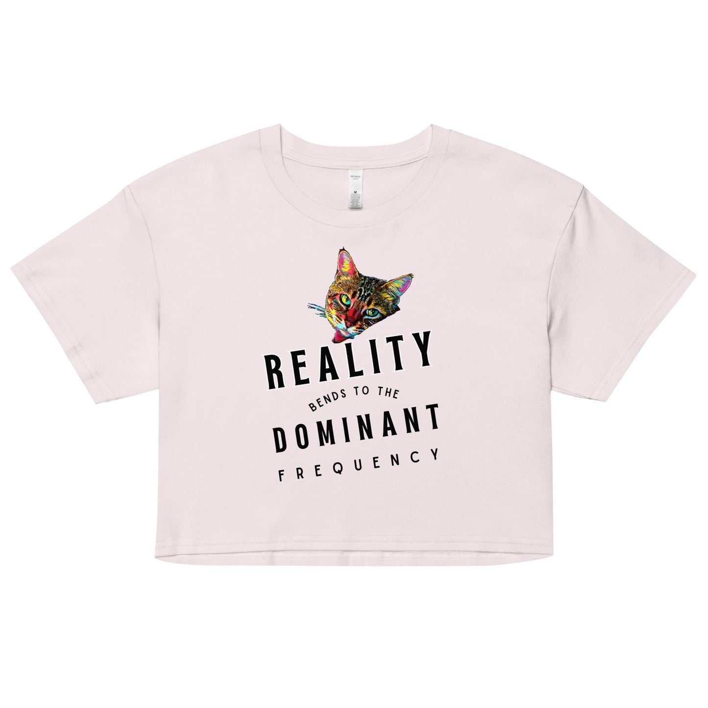 Reality Bends to the Dominant Frequency Women’s Crop Top - My Social Cat Bonafide Boutique LLCReality Bends to the Dominant Frequency Women’s Crop Topcrop topMy Social Cat Bonafide Boutique LLCOrchidXSbendscat