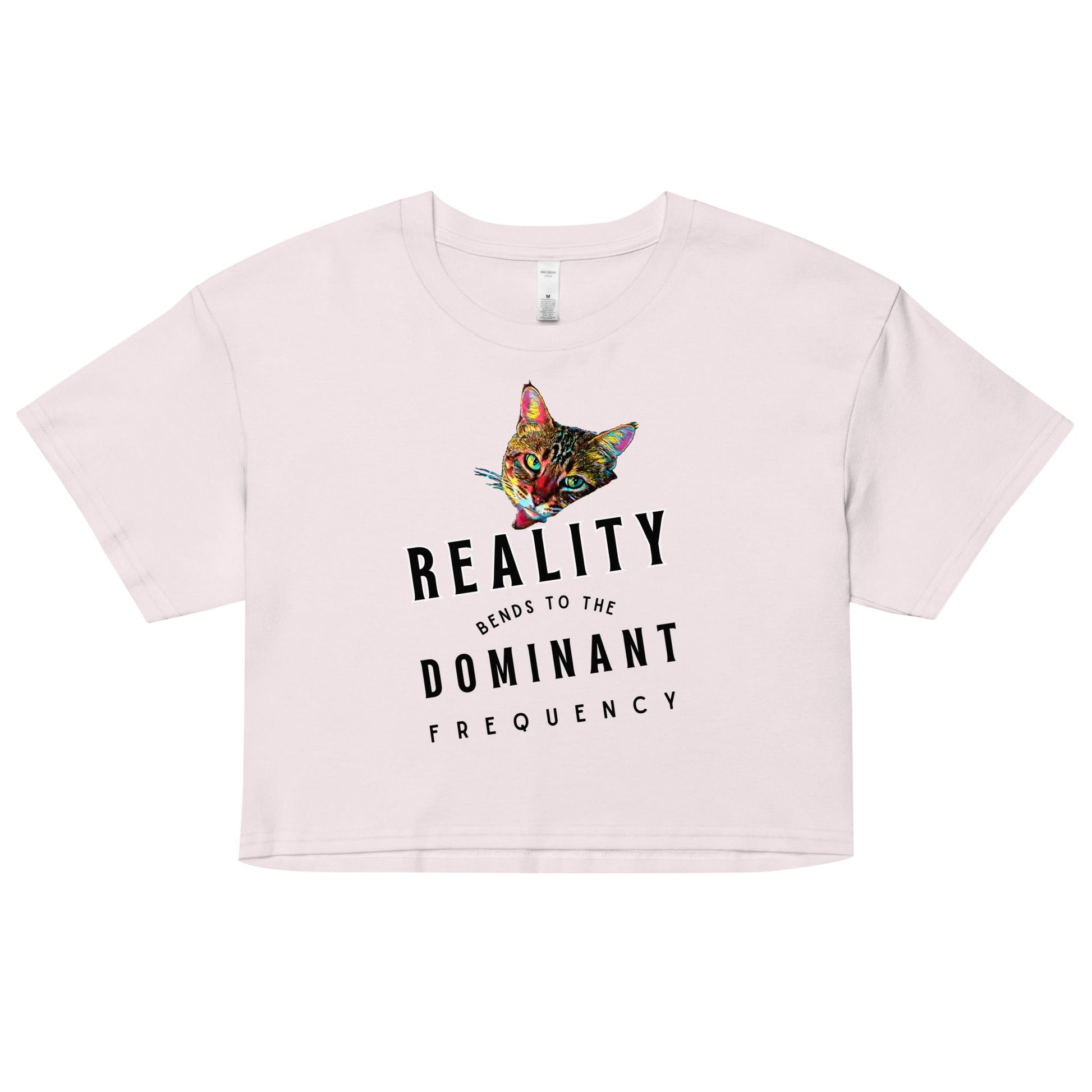 Reality Bends to the Dominant Frequency Women’s Crop Top - My Social Cat Bonafide Boutique LLCReality Bends to the Dominant Frequency Women’s Crop Topcrop topMy Social Cat Bonafide Boutique LLCOrchidXSbendscat