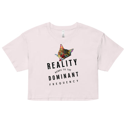 Reality Bends to the Dominant Frequency Women’s Crop Top - My Social Cat Bonafide Boutique LLCReality Bends to the Dominant Frequency Women’s Crop Topcrop topMy Social Cat Bonafide Boutique LLCOrchidXSbendscat