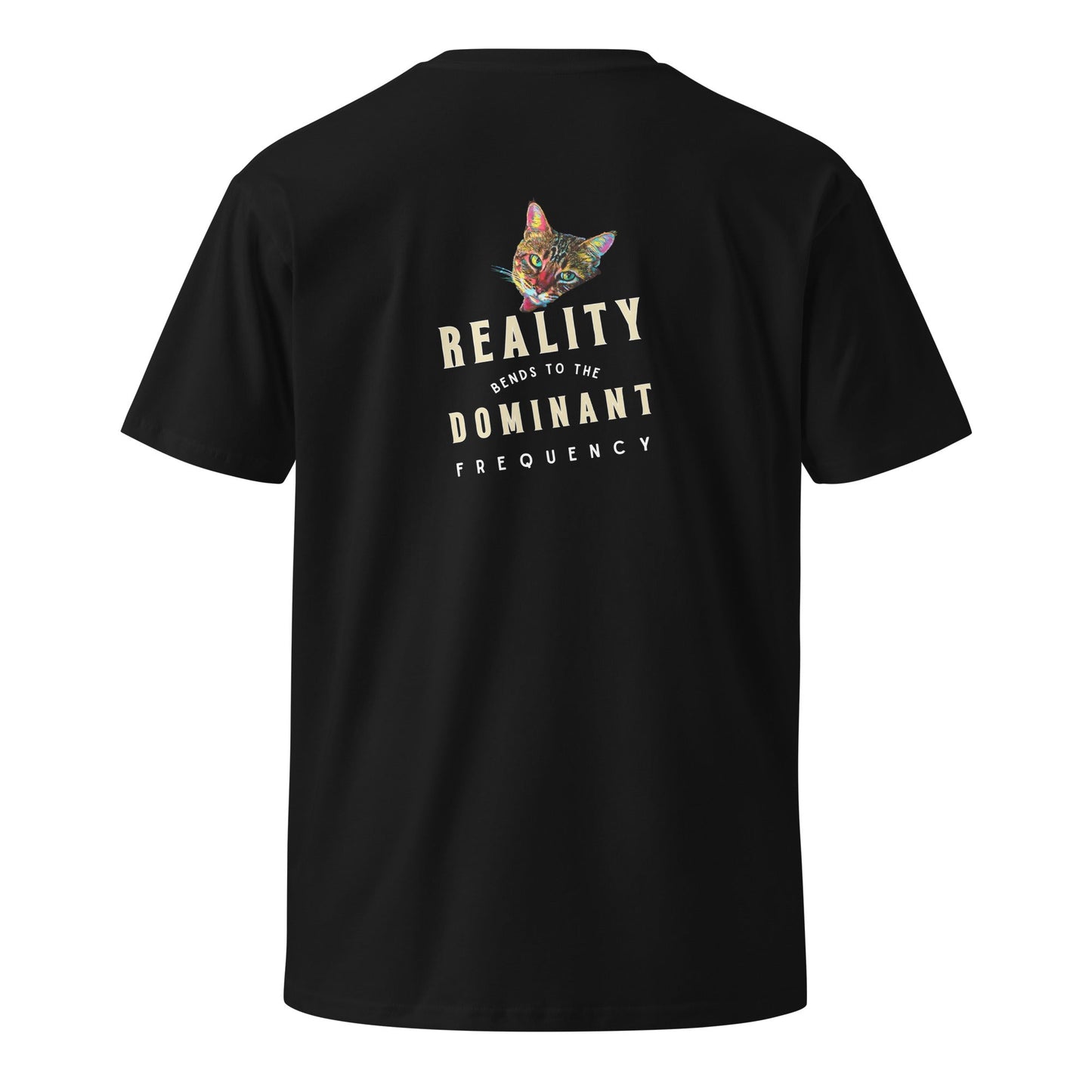 Reality Bends Unisex Premium Tee - My Social Cat Bonafide Boutique LLCReality Bends Unisex Premium TeeT-shirtMy Social Cat Bonafide Boutique LLCSbendscat