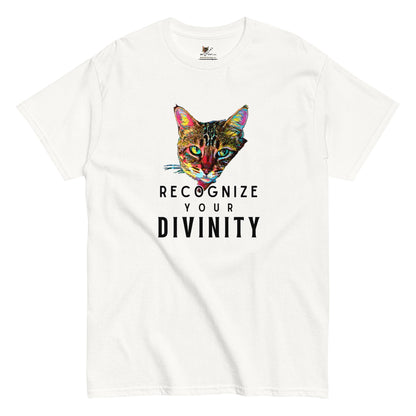 Recognize Your Divinity Unisex Classic Tee - My Social Cat Bonafide Boutique LLCRecognize Your Divinity Unisex Classic TeeT-shirtMy Social Cat Bonafide Boutique LLCWhiteScatdivinity