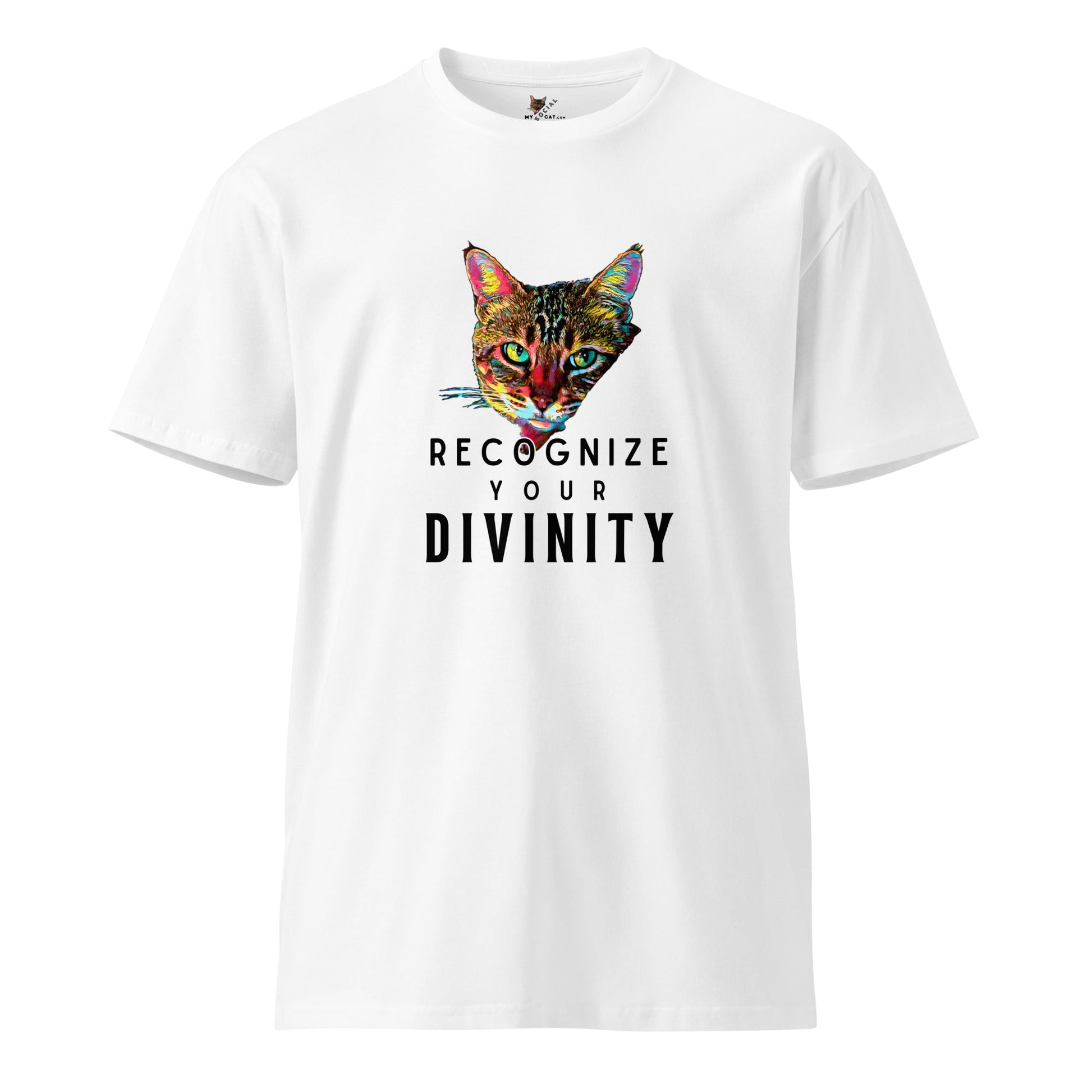 Recognize Your Divinity Unisex Premium Tee - My Social Cat Bonafide Boutique LLCRecognize Your Divinity Unisex Premium TeeT-shirtMy Social Cat Bonafide Boutique LLCWhiteScatdivinity