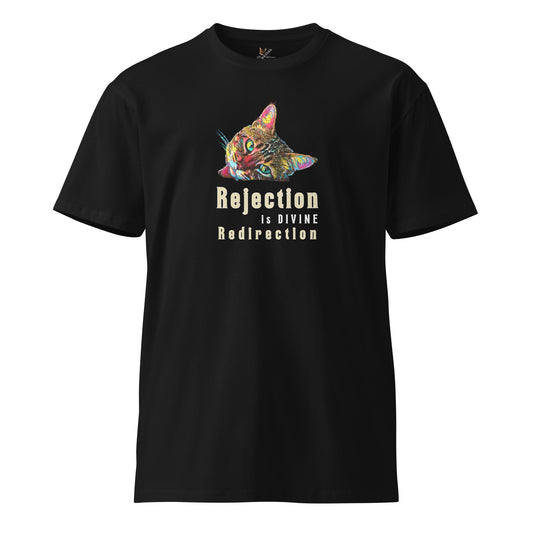 Rejection Unisex Premium Tee - My Social Cat Bonafide Boutique LLCRejection Unisex Premium TeeT-shirtMy Social Cat Bonafide Boutique LLCScatredirection