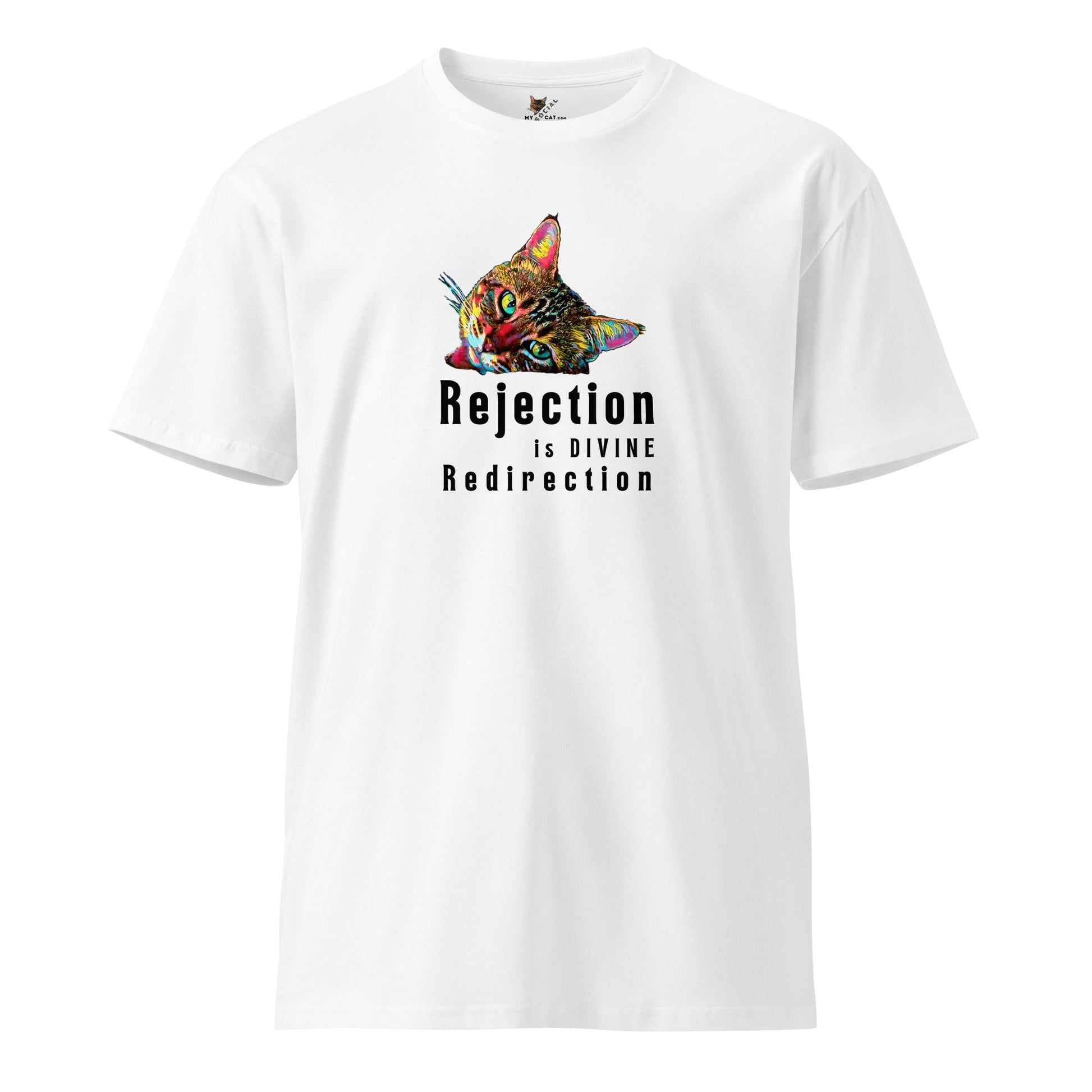 Rejection Unisex Premium Tee - My Social Cat Bonafide Boutique LLCRejection Unisex Premium TeeT-shirtMy Social Cat Bonafide Boutique LLCWhiteScatredirection