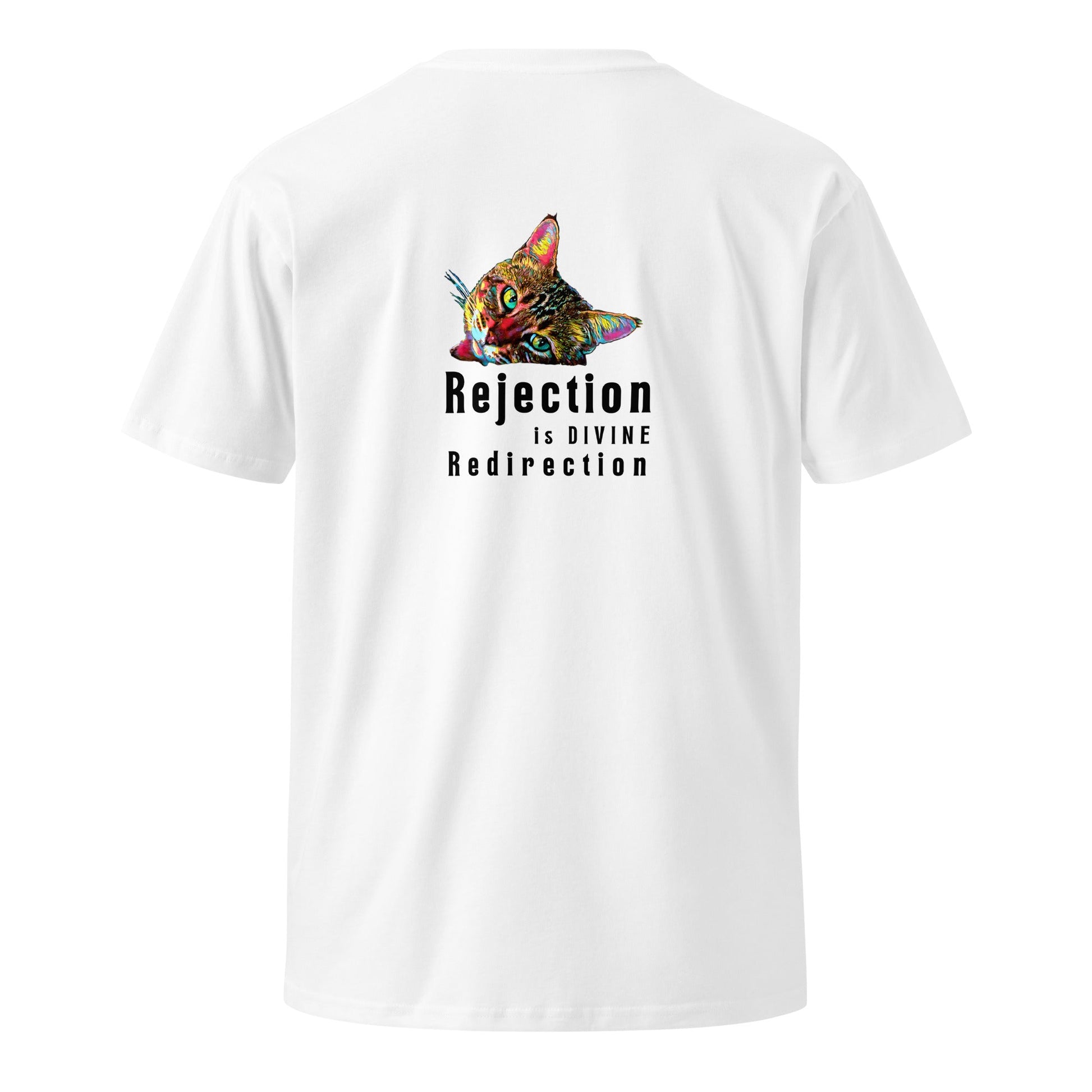 Rejection Unisex Premium Tee - My Social Cat Bonafide Boutique LLCRejection Unisex Premium TeeT-shirtMy Social Cat Bonafide Boutique LLCWhiteScatredirection