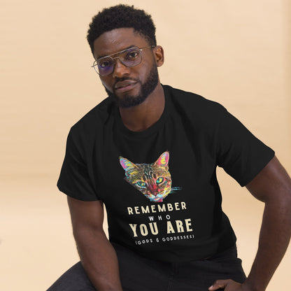 Remember Who You Are Unisex Classic Tee - My Social Cat Bonafide Boutique LLCRemember Who You Are Unisex Classic TeeT-shirtMy Social Cat Bonafide Boutique LLCBlackSarecat