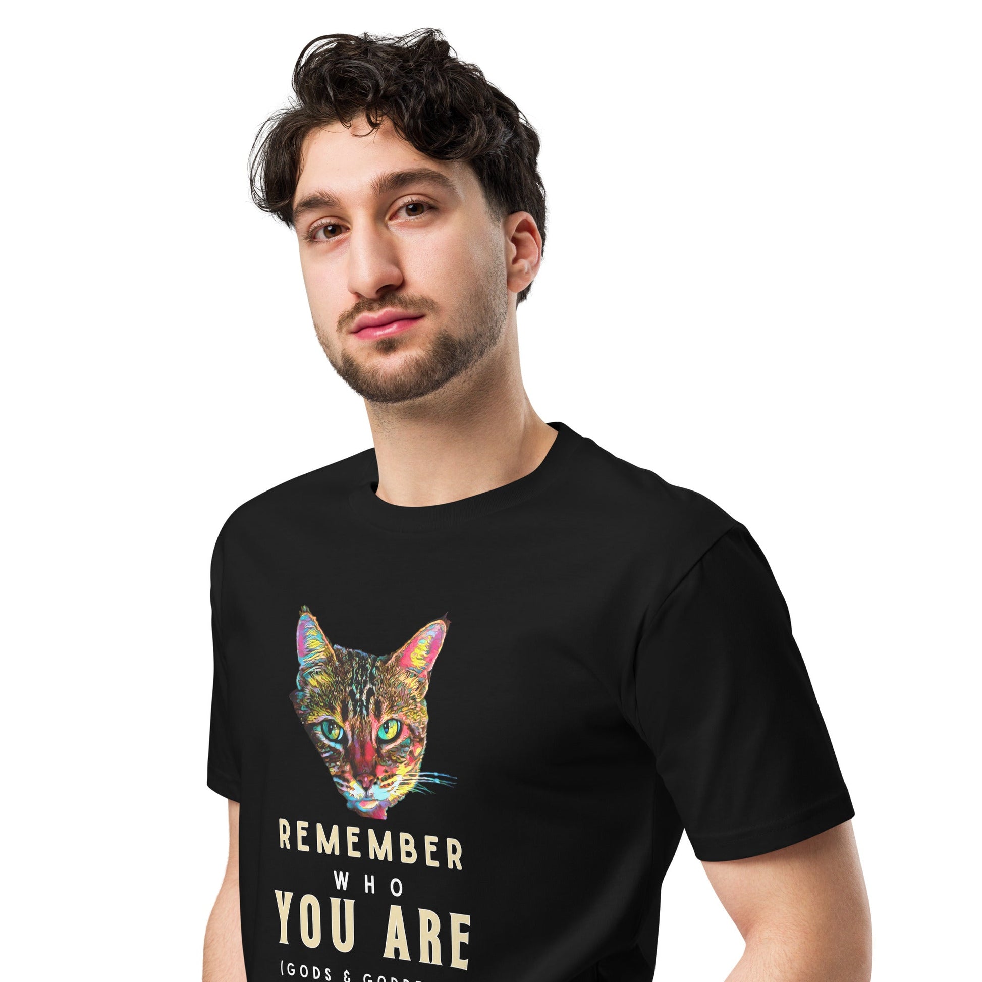 Remember Who You Are Unisex Premium Tee - My Social Cat Bonafide Boutique LLCRemember Who You Are Unisex Premium TeeT-shirtMy Social Cat Bonafide Boutique LLCBlackSarecat
