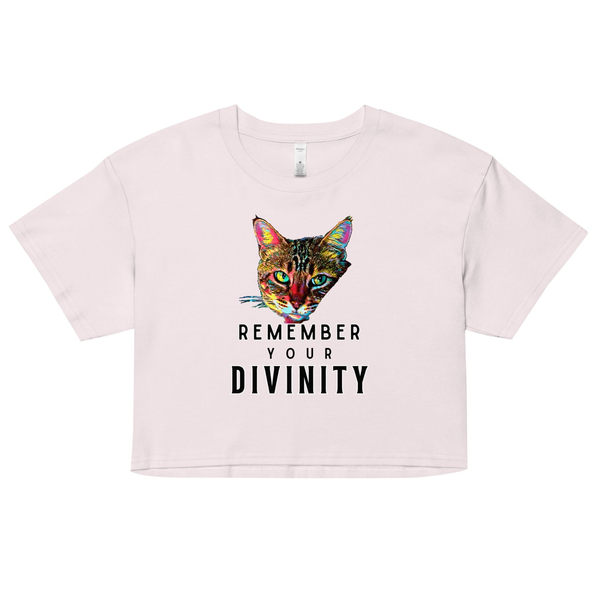 Remember Your Divinity Women’s Crop Top - My Social Cat Bonafide Boutique LLCRemember Your Divinity Women’s Crop Topcrop topMy Social Cat Bonafide Boutique LLCOrchidXScatdivinity