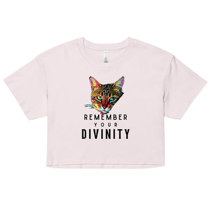 Remember Your Divinity Women’s Crop Top - My Social Cat Bonafide Boutique LLCRemember Your Divinity Women’s Crop Topcrop topMy Social Cat Bonafide Boutique LLCOrchidXScatdivinity