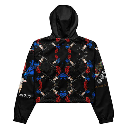 Revelation Women’s Cropped Windbreaker in Black - My Social Cat Bonafide Boutique LLCRevelation Women’s Cropped Windbreaker in BlackWindbreakerMy Social Cat Bonafide Boutique LLCXSallbreaker