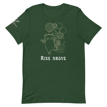 Rise Above Unisex Tee - My Social Cat Bonafide Boutique LLCRise Above Unisex TeeT - shirtMy Social Cat Bonafide Boutique LLCForestSaboverise