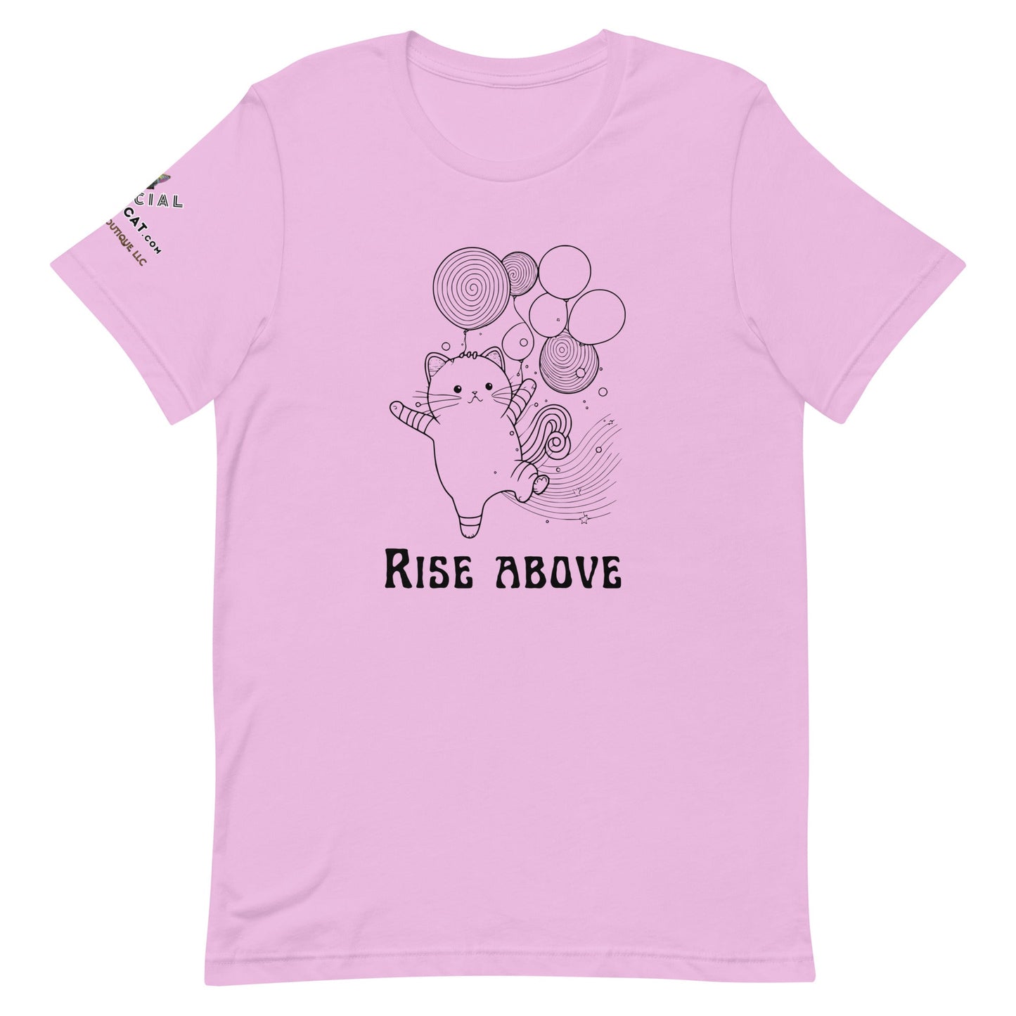 Rise Above Unisex Tee - My Social Cat Bonafide Boutique LLCRise Above Unisex TeeT - shirtMy Social Cat Bonafide Boutique LLCLilacSaboverise