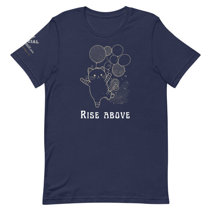 Rise Above Unisex Tee - My Social Cat Bonafide Boutique LLCRise Above Unisex TeeT - shirtMy Social Cat Bonafide Boutique LLCNavyXSaboverise