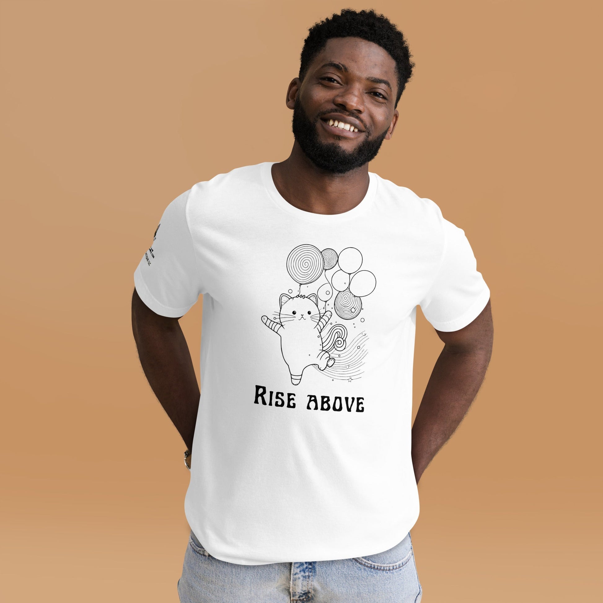 Rise Above Unisex Tee - My Social Cat Bonafide Boutique LLCRise Above Unisex TeeT - shirtMy Social Cat Bonafide Boutique LLCNavyXSaboverise
