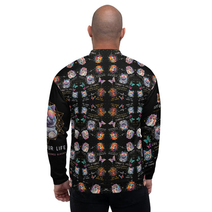 Rose Colored Glasses All Over Print Unisex Bomber Jacket - My Social Cat Bonafide Boutique LLCRose Colored Glasses All Over Print Unisex Bomber JacketBomber JacketMy Social Cat Bonafide Boutique LLCXSbomberjacket