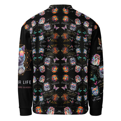 Rose Colored Glasses All Over Print Unisex Bomber Jacket - My Social Cat Bonafide Boutique LLCRose Colored Glasses All Over Print Unisex Bomber JacketBomber JacketMy Social Cat Bonafide Boutique LLCXSbomberjacket