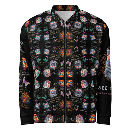 Rose Colored Glasses All Over Print Unisex Bomber Jacket - My Social Cat Bonafide Boutique LLCRose Colored Glasses All Over Print Unisex Bomber JacketBomber JacketMy Social Cat Bonafide Boutique LLCXSbomberjacket