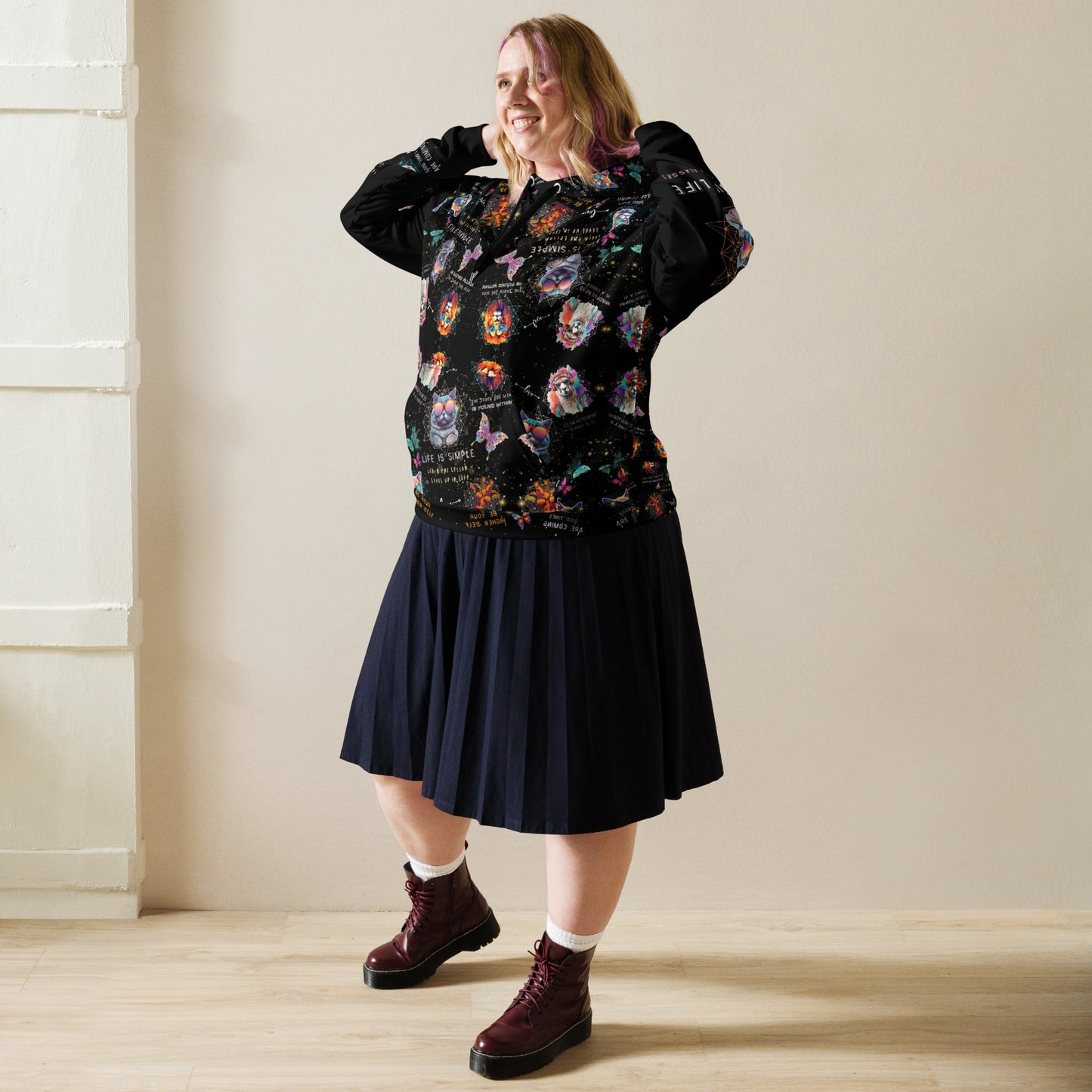 Rose Colored Glasses All - over - print Unisex Hoodie - My Social Cat Bonafide Boutique LLCRose Colored Glasses All - over - print Unisex HoodieHooded sweatshirtMy Social Cat Bonafide Boutique LLCXShoodiemen