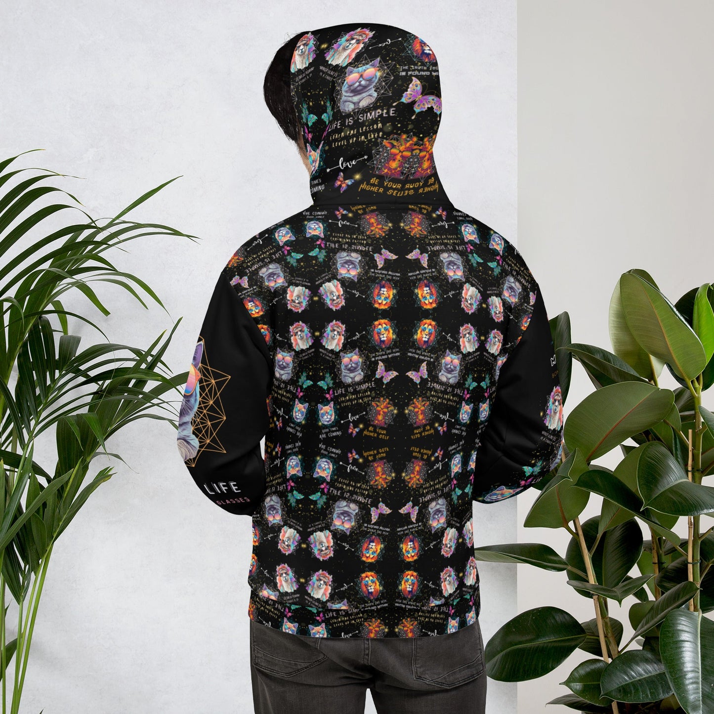 Rose Colored Glasses All - over - print Unisex Hoodie - My Social Cat Bonafide Boutique LLCRose Colored Glasses All - over - print Unisex HoodieHooded sweatshirtMy Social Cat Bonafide Boutique LLCXShoodiemen