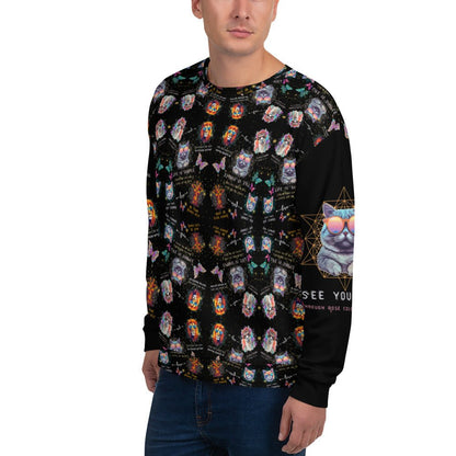 Rose Colored Glasses All Over Print Unisex Sweatshirt - My Social Cat Bonafide Boutique LLCRose Colored Glasses All Over Print Unisex SweatshirtSweatshirtMy Social Cat Bonafide Boutique LLCXScatglasses