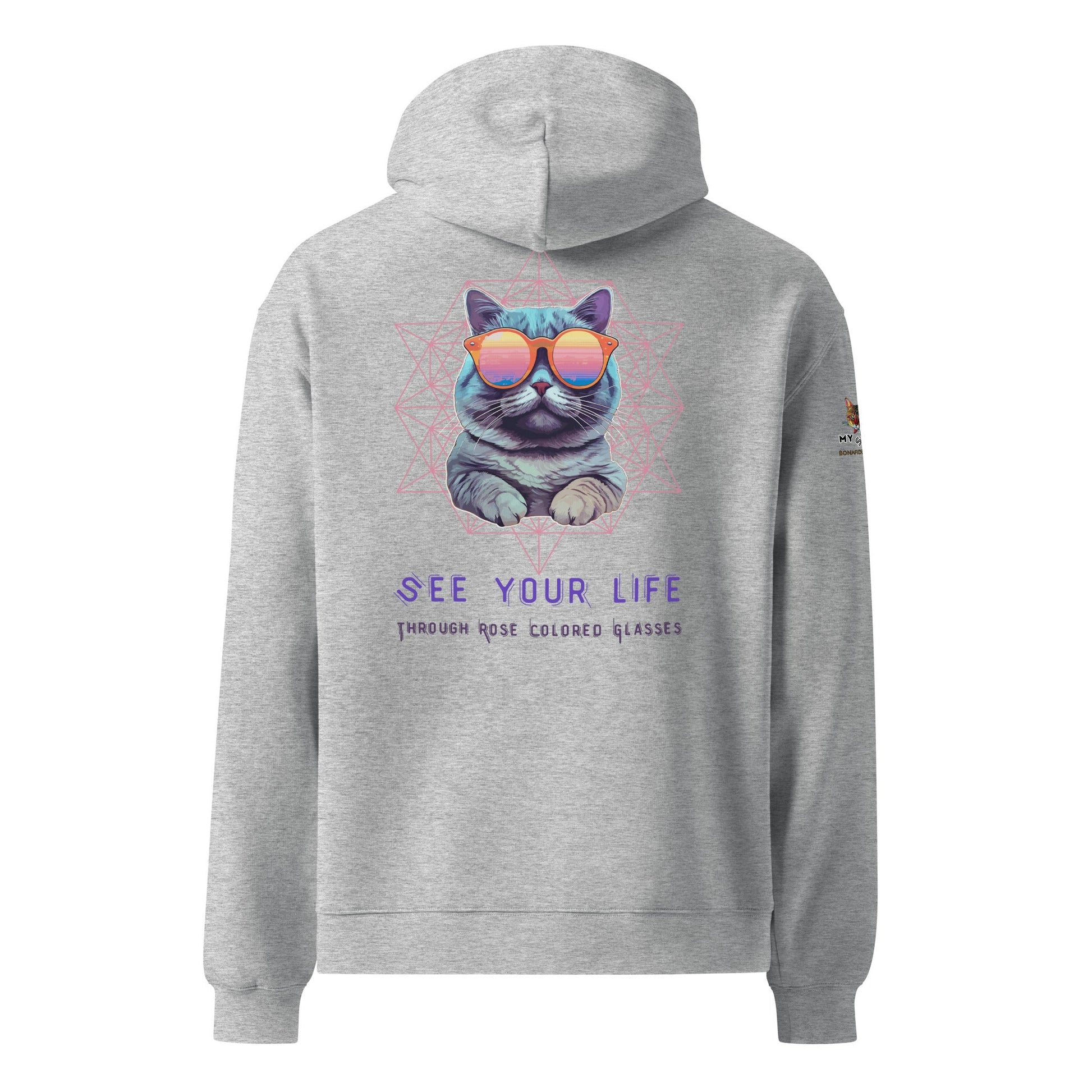 Rose Colored Glasses Unisex Plush Hoodie - My Social Cat Bonafide Boutique LLCRose Colored Glasses Unisex Plush HoodieHooded sweatshirtMy Social Cat Bonafide Boutique LLCAthletic HeatherShoodielife